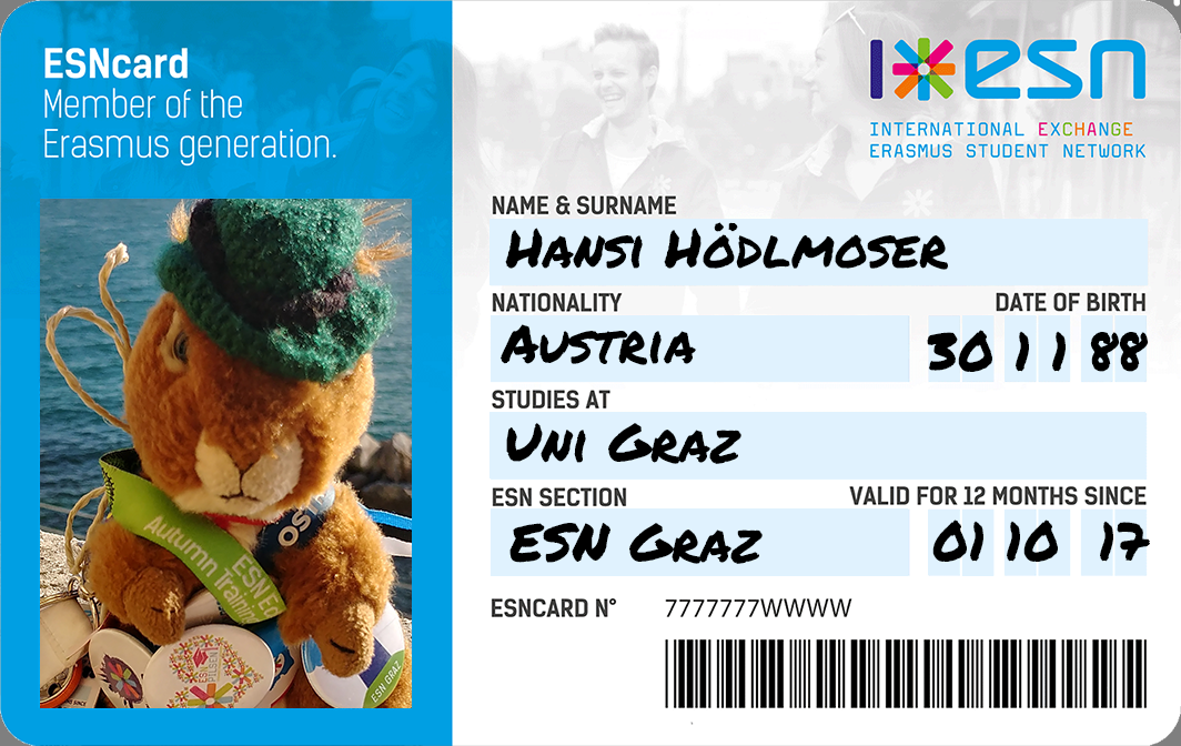 ESNcard Example